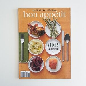 Bon Appétit Thanksgiving Sides Recipes Turkey Wine Cake Decor Pecan Pie Nov 2025